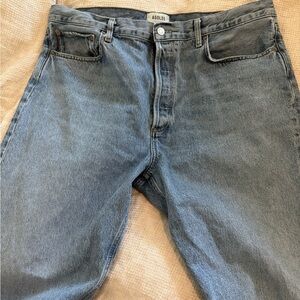 Agolde Women's Straight Leg Blue Jeans